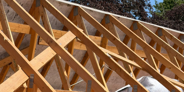 Roof during a ventilation upgrade