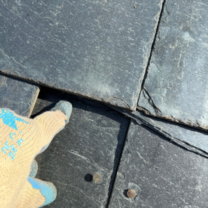 Problems with a slate roof