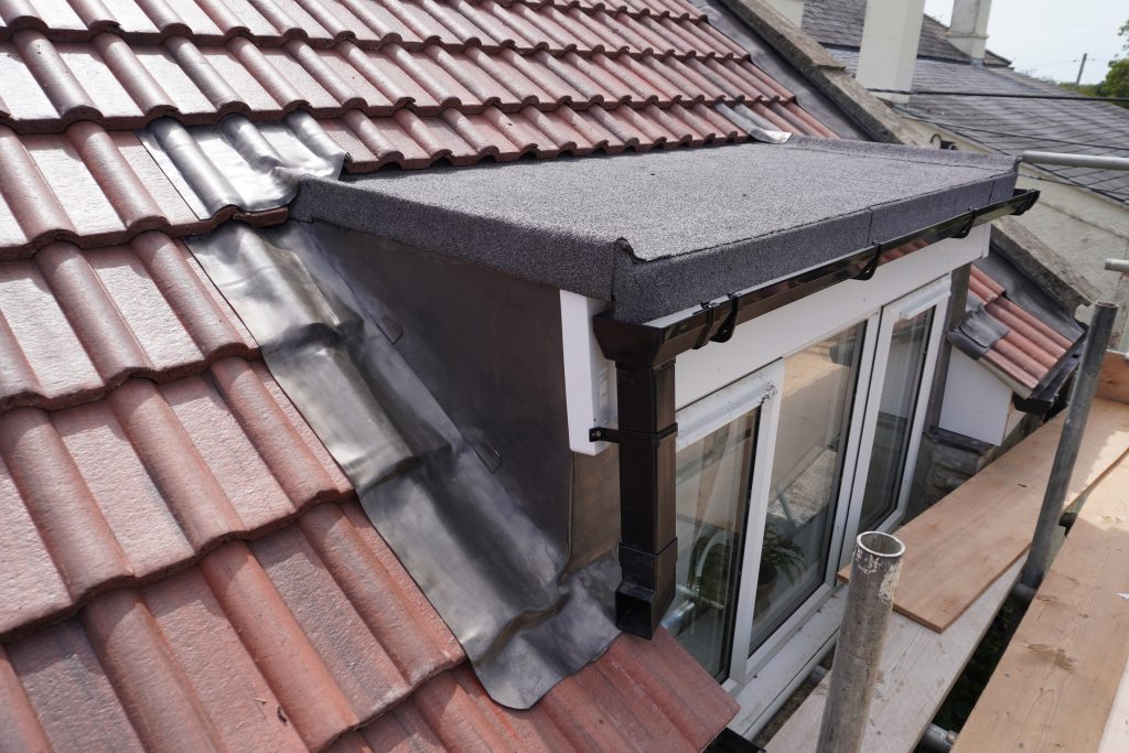 Leadwork & velux roof replacement during a new roof replacement in Somerset